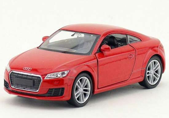 1:36 White / Red / Yellow Kids Welly Diecast Audi TT Coupe Toy