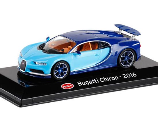 Blue 1:43 Scale LEO Diecast 2016 Bugatti Chiron Toy