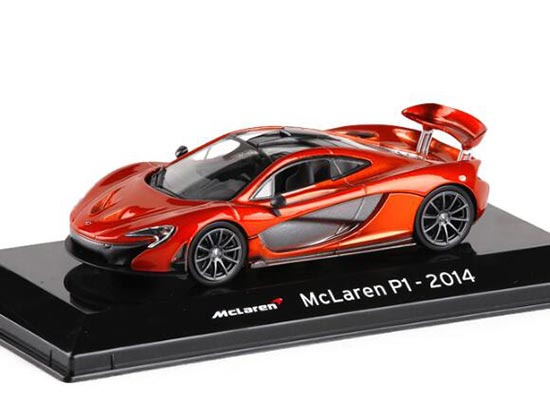 1:43 Scale LEO Orange Diecast 2014 McLaren P1 Toy