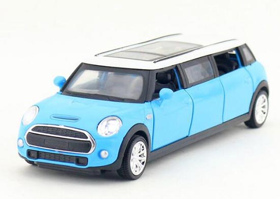 Long Size Red / Yellow / Blue / Pink Diecast Mini Cooper Toy