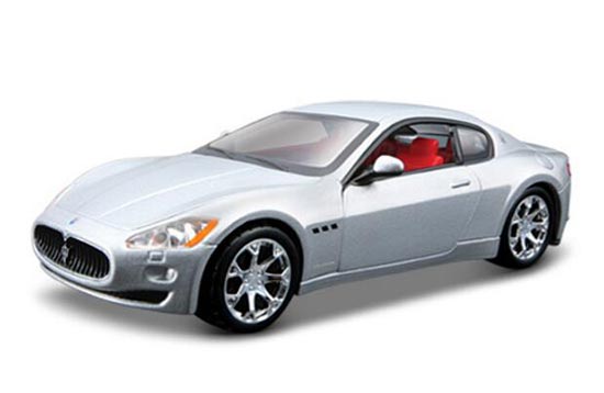 Bburago 1:32 Scale Silver Kid Diecast Maserati Gran Turismo Toy