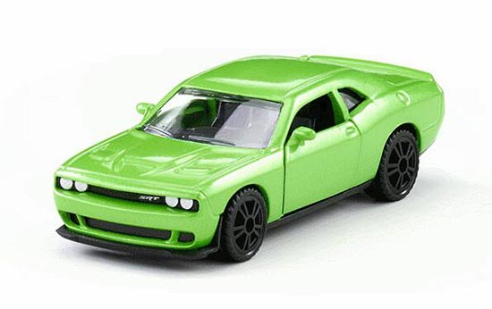 Mini Scale Green SIKU 1409 Diecast Dodge Challenger SRT Toy