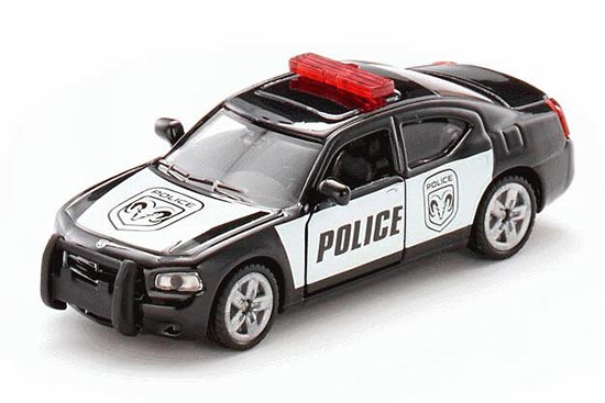 Black Mini Scale SIKU 1404 Police Diecast Dodge Car Toy