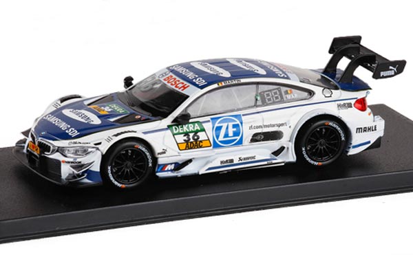 1:43 Scale Blue NO.36 Samsung Painting Diecast BMW M4 DTM Toy