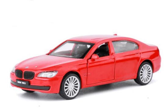 1:43 Scale Gray / Red Kids Diecast BMW 7 Series 760Li Toy