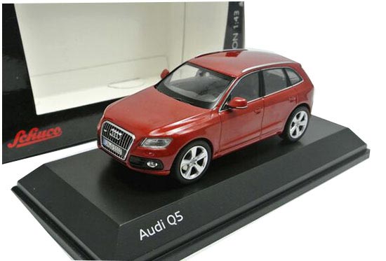 1:43 Scale White / Red Schuco Diecast Audi Q5 Model