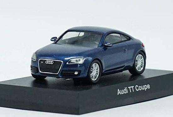1:64 Scale Blue Kyosho Diecast Audi TT Coupe Model