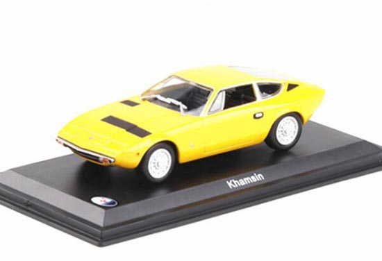 1:43 Scale Yellow Diecast Maserati Khamsin Model