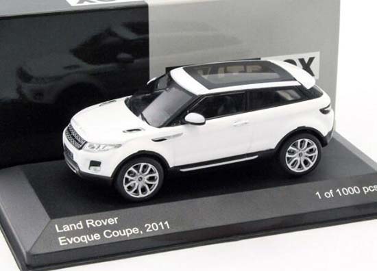 1:43 White WhiteBox Diecast 2011 Land Rover Evoque Coupe Model