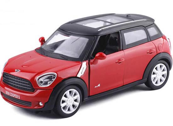 Blue /Red / Wine Red 1:32 Scale Diecast Mini Cooper S Car Toy