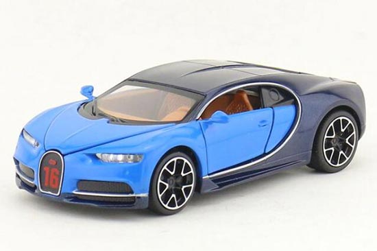 Blue / Red Kids 1:32 Scale Diecast Bugatti Chiron Toy