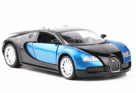 Red / Blue Kids 1:32 Scale Diecast Bugatti Veyron Toy