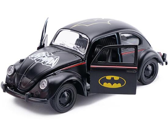Batman Theme Kids Black Diecast VW Beetle Toy