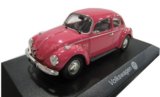 White / Green / Red / Blue 1:43 Diecast Volkswagen Beetle Model