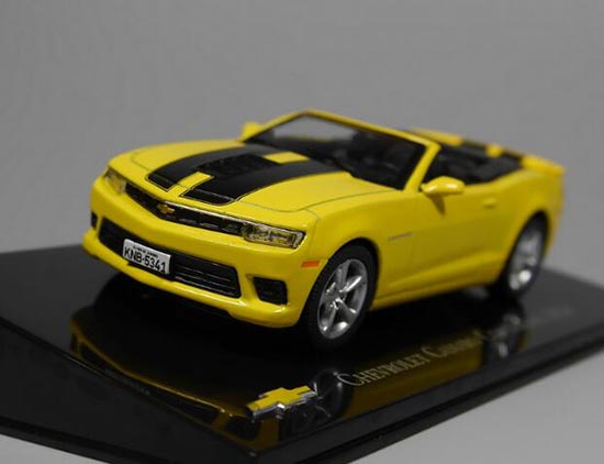 Yellow IXO 1:43 Scale Diecast 2014 Chevrolet Camaro Model