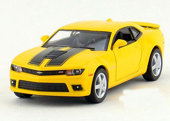 Yellow / Red / Gray / White 1:38 Diecast Chevrolet Camaro Toy