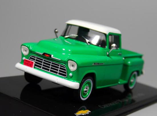 Green IXO 1:43 Diecast 1956 Chevrolet Marta Rocha Pickup Model