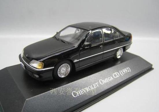 Black IXO 1:43 Diecast 1992 Chevrolet Omega CD Model