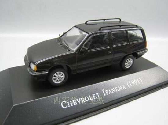 Black IXO 1:43 Scale Diecast 1991 Chevrolet Ipanema Model