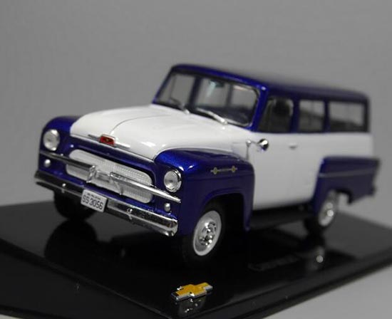 1:43 IXO Blue Diecast 1962 Chevrolet Amazona Model