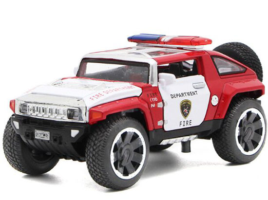 Black / Red Kids 1:32 Scale Diecast Hummer HX Toy