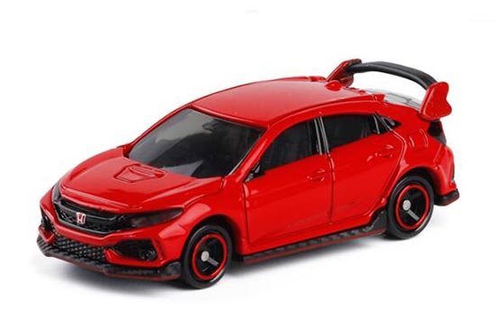 Red 1:64 Scale NO.58 Kids Diecast Honda Civic Type R Toy