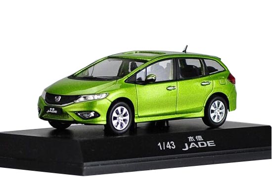 Green 1:43 Scale Diecast Honda Jade Model