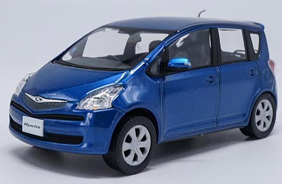 Blue 1:30 Scale Diecast Toyota Ractis Car Model