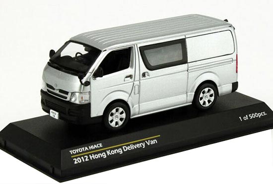 1:43 Scale Silver TINY Diecast Toyota HIACE Model