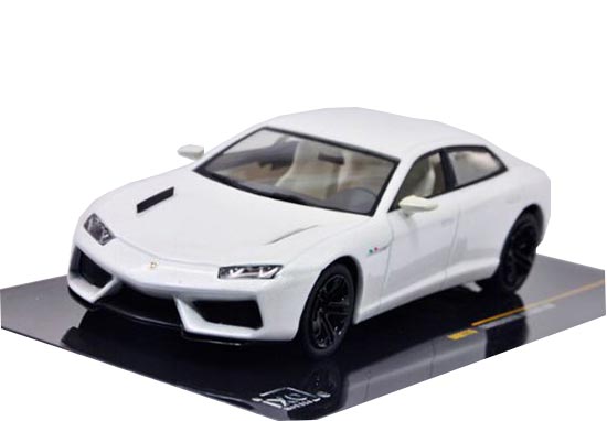 1:43 IXO White Diecast Lamborghini ESTOQUE 200 Model
