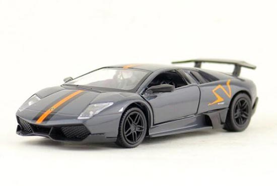 1:36 Scale Black Diecast Lamborghini Murcielago LP670-4 SV Toy
