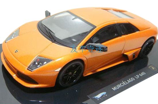 1:43 Orange / Gray Diecast Lamborghini Murcielago LP640 Model