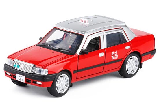 1:32 Kids Blue / Red / Green Diecast Toyota Crown Taxi Toy