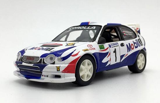 1:43 HighSpeed Colorful Painting Diecast Toyota Corolla Model