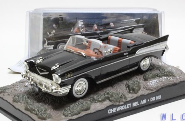 Black 1:43 Scale Diecast Chevrolet Bel Air Model