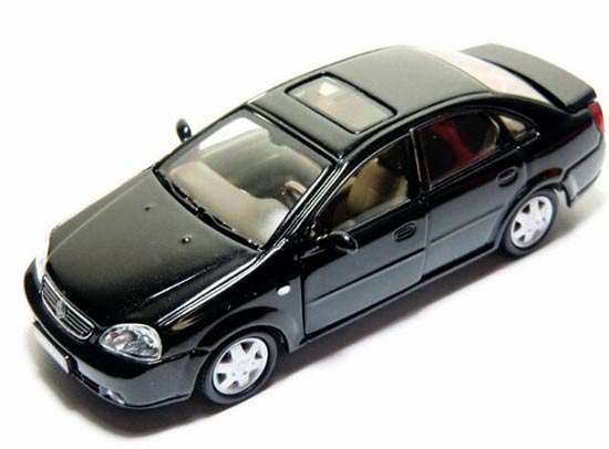 White / Black 1:43 Scale Diecast Buick Excelle Model