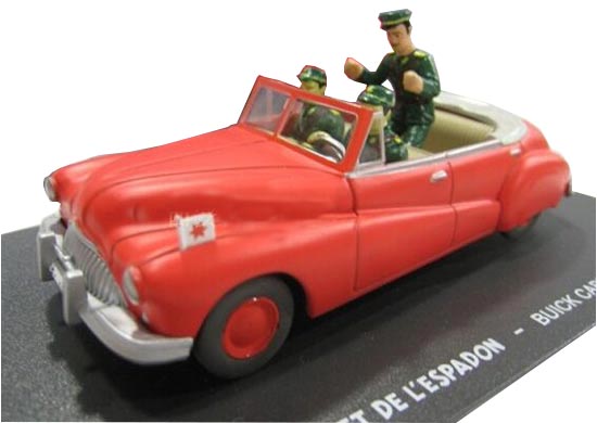Red 1:43 Scale Eligor Diecast Buick Cabriolet Model