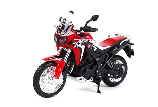 Red Maisto 1:18 Scale Diecast Honda Africa Twin DCT Model