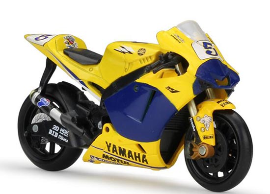 Yellow 1:18 Scale NewRay NO.5 Diecast 2006 Yamaha YZR-M1 Model