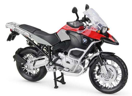 1:12 Scale MaiSto Assembly Red Diecast BMW R1200GS Model