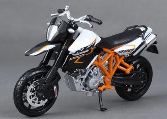 1:18 Scale Bburago Diecast KTM 990 Supermoto R Motorcycle Model