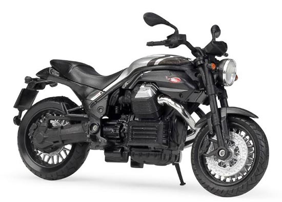 Black 1:18 Scale Diecast Moto Guzzi Griso 1200 8V SE Model