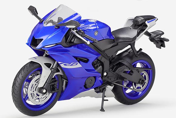 Welly 1:12 Scale Diecast 2020 Yamaha YZF-R6 Motorcycle Model