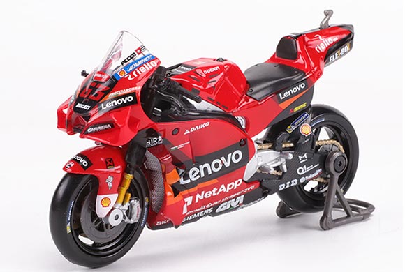 1:18 Scale Red Maisto NO.63 Diecast 2022 Ducati Moto GP Model