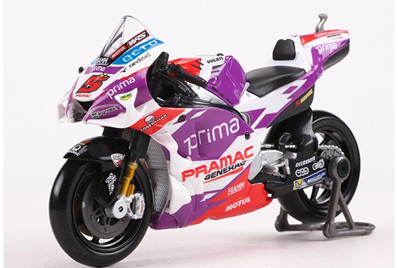 1:18 Scale Purple Maisto NO.5 Diecast 2022 Ducati Moto GP Model