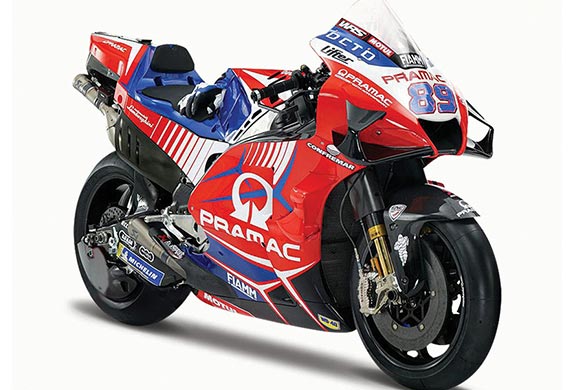1:18 Scale Red Maisto NO.89 Diecast 2021 Ducati Moto GP Model