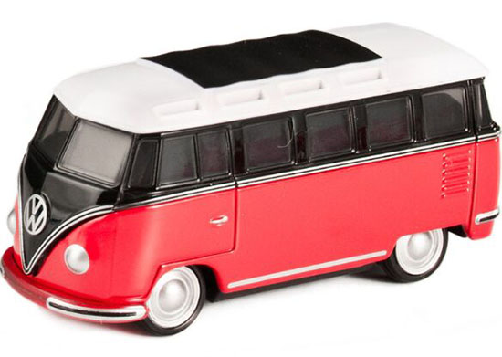 Kids 1:65 Red-Black Tomica NO.7 Diecast VW T1 Bus Toy