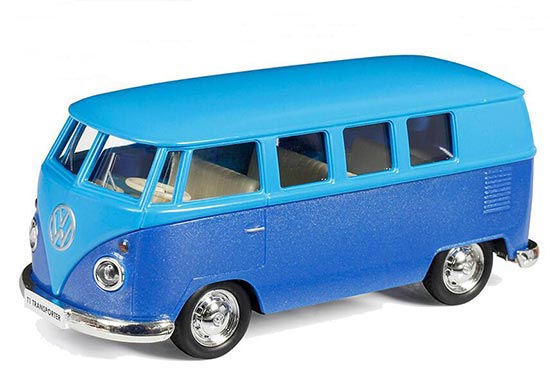 Bright Blue 1:36 Scale Kids Diecast VW T1 Bus Toy