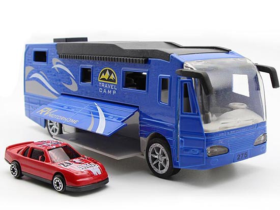 Red / White / Blue Kids 1:50 Scale Diecast Motorhome Toy