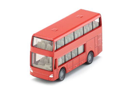 Kids Red SIKU 1321 Diecast Double Decker Bus Toy